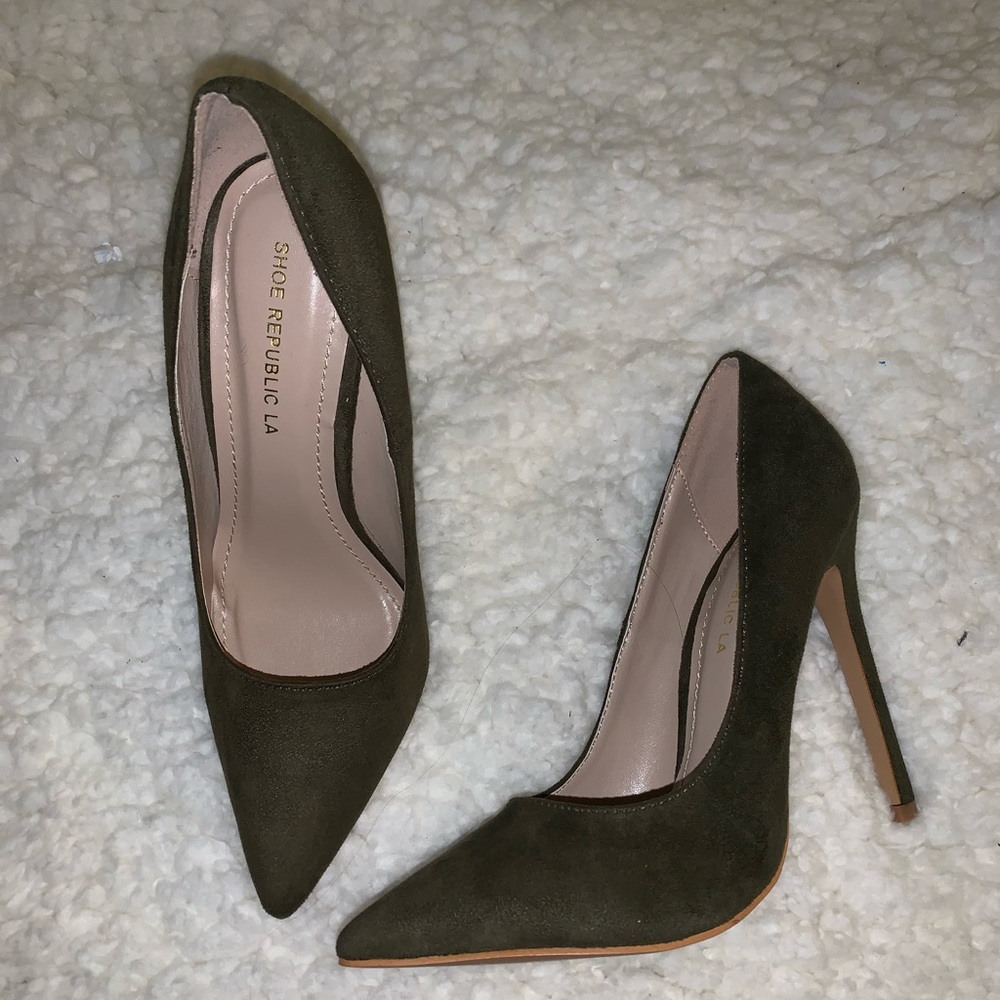 Army Green Heels